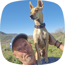 Is that a dog on your shoulder, Zero? Yes. Yes it is. (That is Koti.)