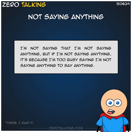 not-saying-anything-zero-dean